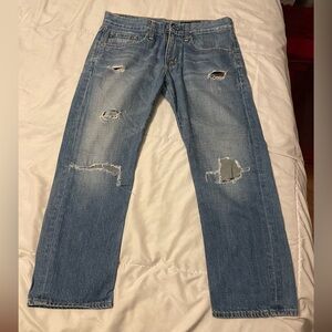 AG Adriano Goldschmied Ex-boyfriend cropped jeans